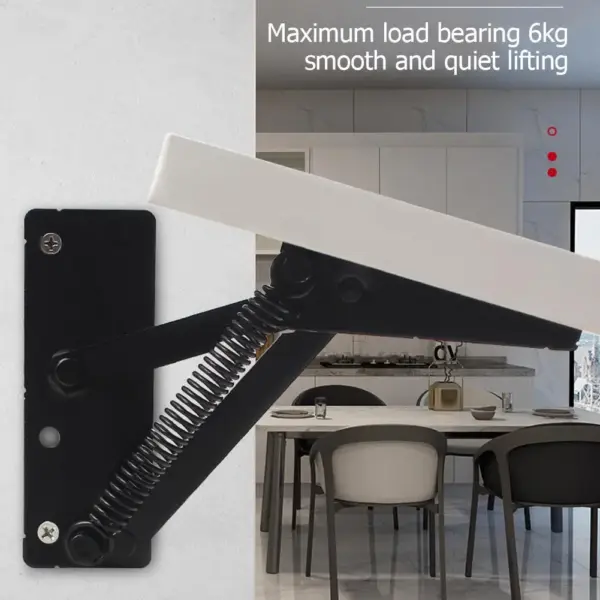 2pcs Folding Sofa Bed Spring Hinge Cabinet Door Lift Up Flap Top Support Hinges