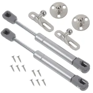 1Set Stainless Steel Hydraulic Gas Spring Support Hinge for Cabinet Lid Lift Drop Down Door Smooth Quiet Closing Heavy Duty