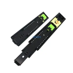 E15A 1 Pair Full Extension Drawer Slides Track Soft Close Drawer Glides Durable