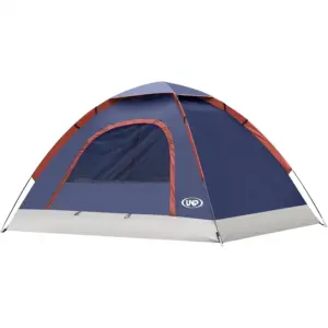 6 Person 4 Season Dome Tent, Easy Setup for Camping & Hiking, Lightweight Portable Green