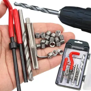 Metric Thread Repair Insert Kits Helicoil Car Pro Coil Tool Restoring Damaged Thread Spanner Wrench Twist Drill Bit Hand Tools