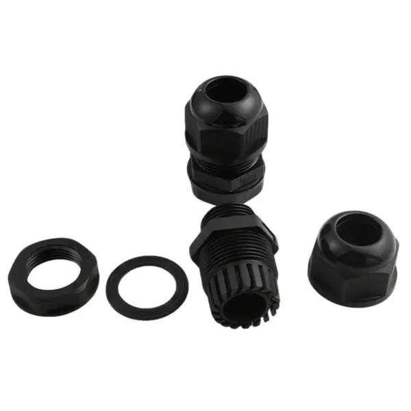10 PCS IP68 Nylon Cable Glands Black Gray pg9 pg11 pg13.5 pg16 Strain Relief pg7 Cable Gland Waterproof