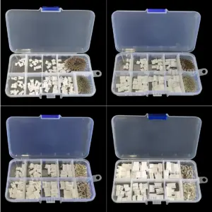 1Box JST 1.25mm/ZH 1.5mm/PH 2.0mm/XH2.54mm/MX 2.0mm Male and Female Docking Housing Crimp Terminal Connector Kit