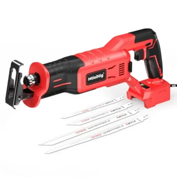 Cordless Reciprocating Saw for Milwaukee 18V Battery: 3200 SPM Brushless Sawzall 3 Variable Speed 1" Stroke Length Keyless Blad