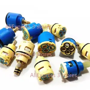 1pc Shower Valve Ceramic Faucet Cartridge 2/3/4/ Way Shower Diverter Mixing Faucet Replacement Parts Sizes 25/26/33/55mm