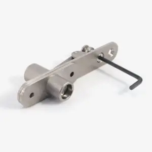360 Degree Rotating Door Pivot Hinges Hydraulic Automatic Metal Heavy Duty Invisible Door Hinges Return Door Closing