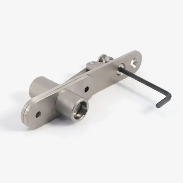 360 Degree Rotating Door Pivot Hinges Hydraulic Automatic Metal Heavy Duty Invisible Door Hinges Return Door Closing