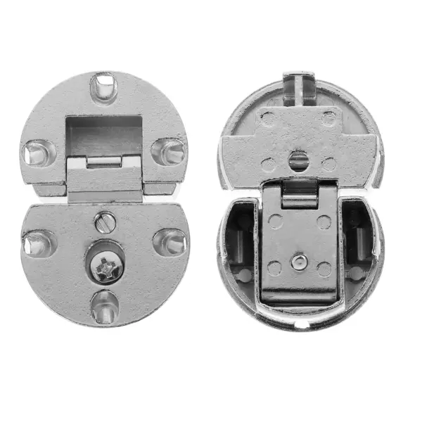 4pcs Heavy Duty Hinges Thickened for Larger Weight Capacity No Noise 90 Degree Rotation Rustproof Zinc Alloy Drawer Door
