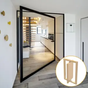 New Stainless Steel Pivot Hinge With Screws 360° Swivel Door Concealing Shaft Heavy Duty Up Down Shaft