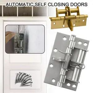 Invisible Spring 90 degrees Spring self-aligning hinge Positioning hinge Automatic closing Furniture Supplies
