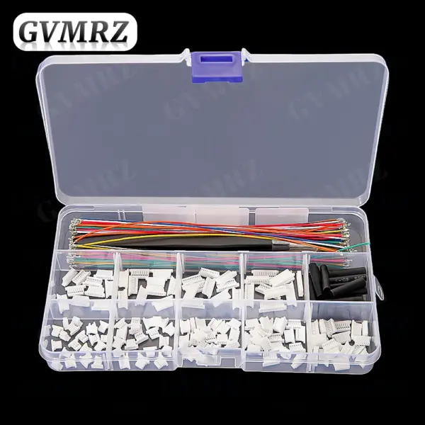 SH1.0MM JST 1mm Cable Connector Kit JST Male Header 3P-12P with 28AWG Crimped With Terminal for GPS Racing Drone Wire