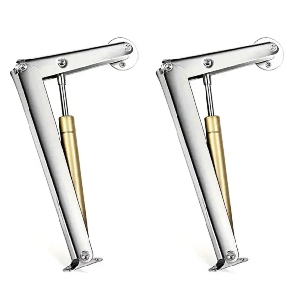 ABGH-Safe Pneumatic Gas Spring Struts 2Pcs Heavy Duty Soft Close Lid Support Hinge Automatic Slow Lowering Gas Lifters