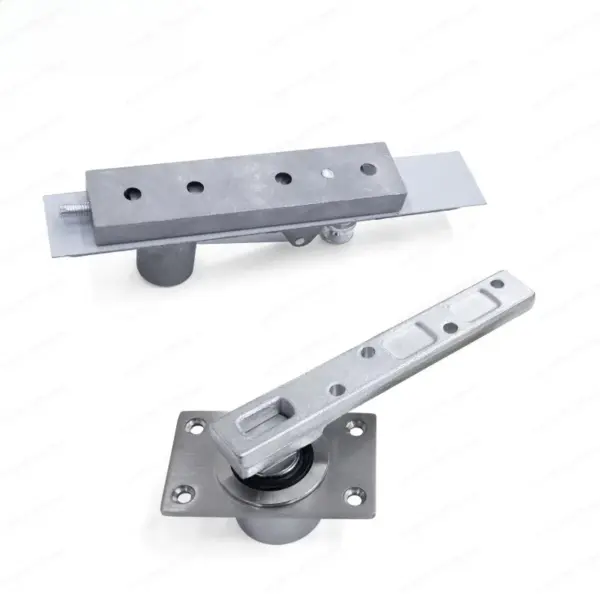 360-Degree stainless steel door pivot hinges 500kg heavy duty upper and lower pivot hinges for wooden and glass doors