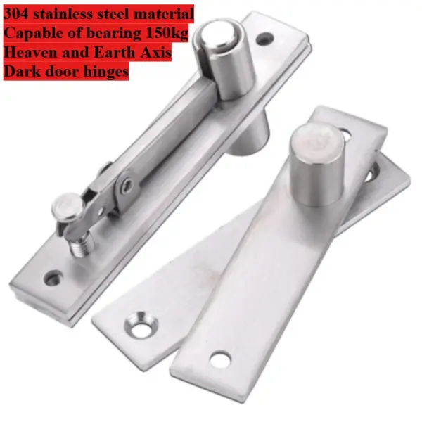 Stainless Steel Pivot Heavy Duty  Rotating Shaft Wooden Door Hinge Shaft Murphy Positioning Door Shaft Hidden Axis