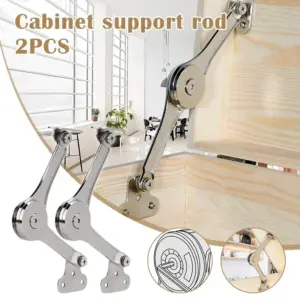 2PCS Furniture Adjustable Cabinet Prop Pneumatic Hardware Randomly Stop Spring Support Hydraulic Gas Strut Door Hinge