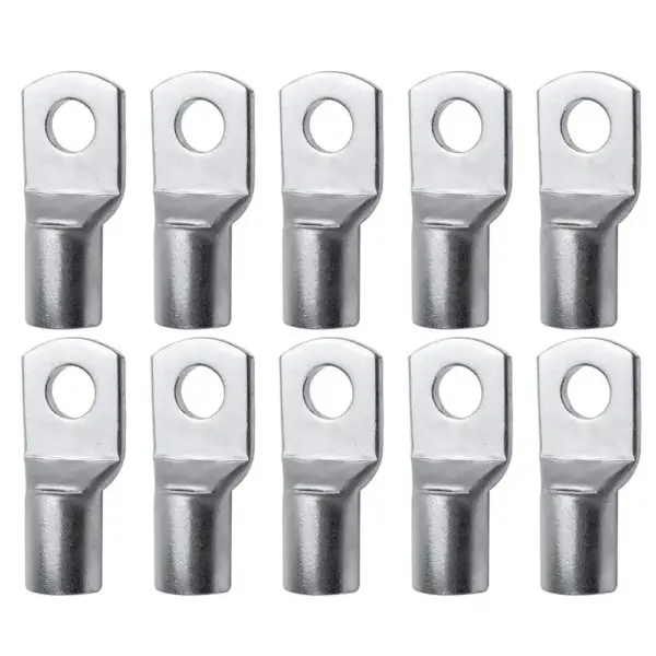 10Pcs Durable SC16-6 SC25-6 SC35-6 Tinned Copper Cable Connector Kit Lugs Ring Wire Nose Terminal Crimp SC Type