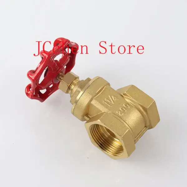 Brass Gate Valves Female Thread 1/2" 3/4" 1" 1-1/4" 2" Reducing Tap Water Valve Switch Valve Internal Thread Gate Valves
