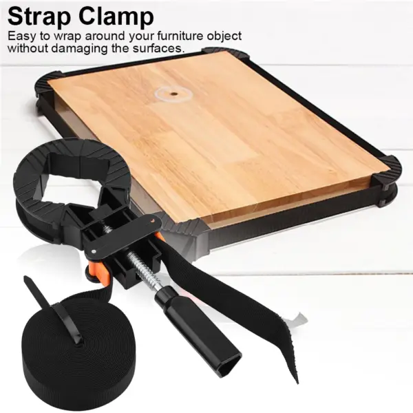 6M Adjustable Corner Clamp Band Strap Picture Frame Clamp Strap Corner Clamp Strap 4 Picture Frame Holder Woodworking Tool