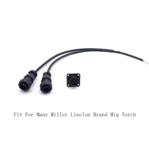 2 or 4 Prong Pin Socket Connector Aviation Plug TIG MIG Spool Gun Plasma Cutting Torch Welding Part