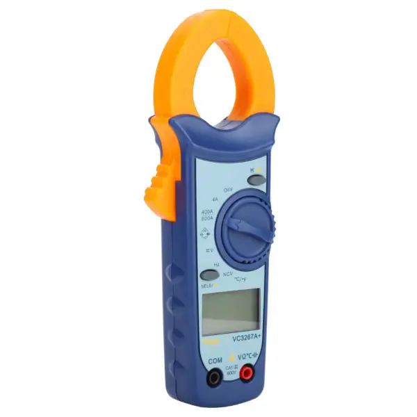 VC3267A+ TRMS Digital Clamp Meter 400A 600A AC DC Voltage Current Resistance Frequency Capacitance Thermometer