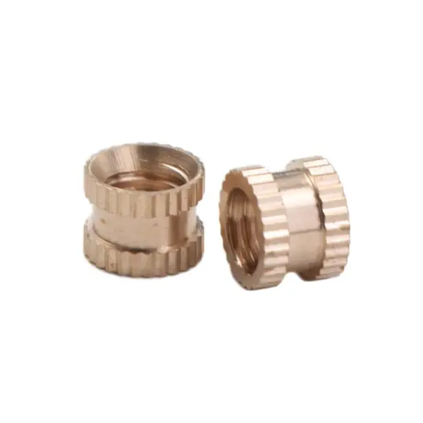 220Pcs Brass Brass Heat Insert Nuts Knurled Surface Double Twill Thread Heat Set Insert Nuts Easy Installation