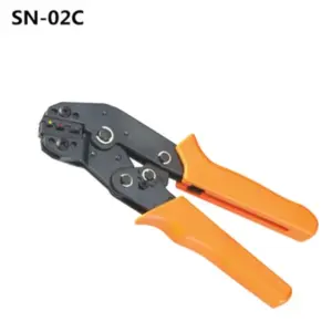 Insulation Terminal Crimping Tools Mini European Style Electrical Ratcheting Pliers Set SN-01C SN-02C SN-0725 SN-02WF2C