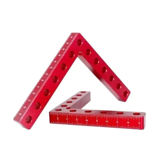 3 Pcs 90 Degrees Metal Clamps Fixed Aluminum Alloy Positioning Clip Right Angle Manual Corner Clamping Tools Hand Fixing Tool