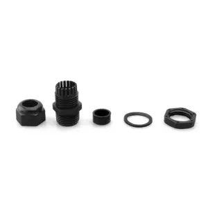 Black White Waterproof Cable Gland NPT 1/4" 1/2" 3/8 American Nylon Cable Joint Flame-retardant 4-25mm Wire Connector IP68