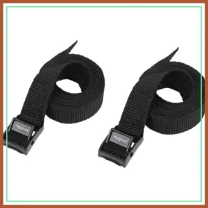 Ayaport Lashing Strap Tie Down Straps with Adjustable Cam Buckle Nylon Cinch Strap for Packing Cargo, Bike, Luggage, 2 Pcs (0.75'' x 4')