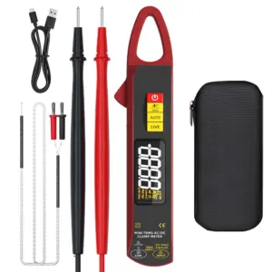 UX2 200A AC DC Clamp Meter 6000 Counts Digital Multimeter Auto Range For Electrical Testing With Temperature And Frequency