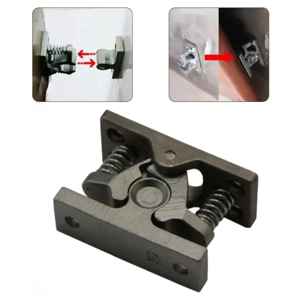 Double Roller Catch With Spring Loaded Door Lock Stop Clamp RV Door Clamp Clip Spring Lock Bead Door Roller Latch