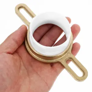 1Set Urinal Installation Kit Elegant Space Saving Flange Accessories Set Wall Connector Sealing Gasket Repair for Toilet Urinal