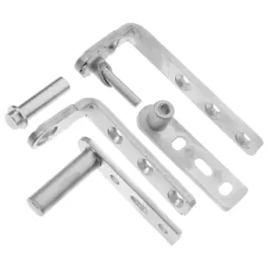 1 Pair Stainless Steel Hinges Hidden Pivot Hinge For Bookcase Door Auto Rebound Heavy Duty Swing Rotation