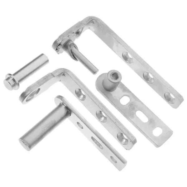 1 Pair Stainless Steel Hinges Hidden Pivot Hinge For Bookcase Door Auto Rebound Heavy Duty Swing Rotation