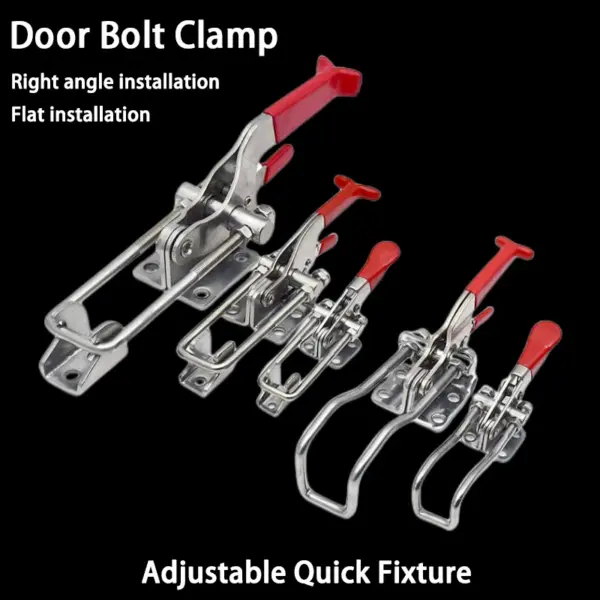 Door Latch Buckle Quick Fixture Lock Buckle Lock Box Buckle Adjustable Clamp Clamping Tool Quick Press Door Bolt