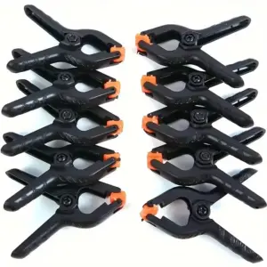 10pcs 2/3/4/6 inch Wood Working Clip Plastic DIY Spring Clamp Plastic Nylon Adjustable Woodworking Clamps