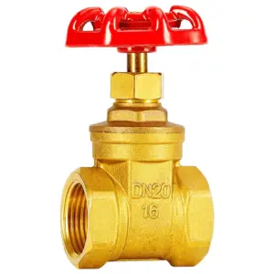 1/4" 3/8" 1/2" Female Thread Gate Valve Tap Water Switch Main Valve Brass Thickening