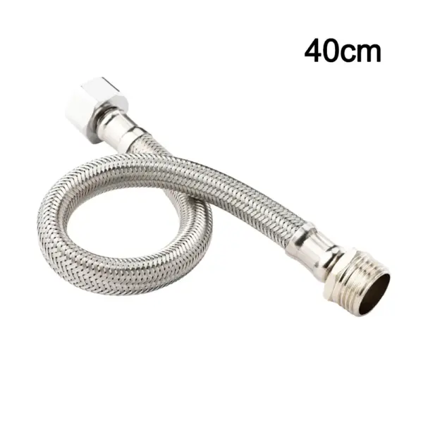 20-200CM Length Flexible Shower Hose Internal Threaded External Threaded Braided Hose Adjustable Length Stainless Steel