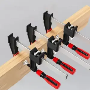 WoodWorking Metal Positioning Clip Quick Adjust Ratchet Clip Heavy Duty Woodworking Bar Clamps Carpentry  Hand Tool Gadget