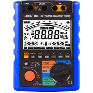 VICTOR Digital Insulation Resistance Tester VC3125 High Voltage Megohm Meter 5000V