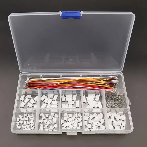 SH1.0 Connectors Kit with JST SH 1.0mm 2/3/4/5/6/7/8/9/10Pin Housing Terminal Pre-Crimped Wire Cable 15CM 28AWG