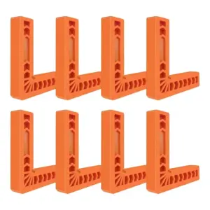 AB46-Replacement Corner Clamp For Woodworking, 90 Degree Positioning Squares, For Picture Frames/Box/Cabinets/Drawers ( 8 Pcs )