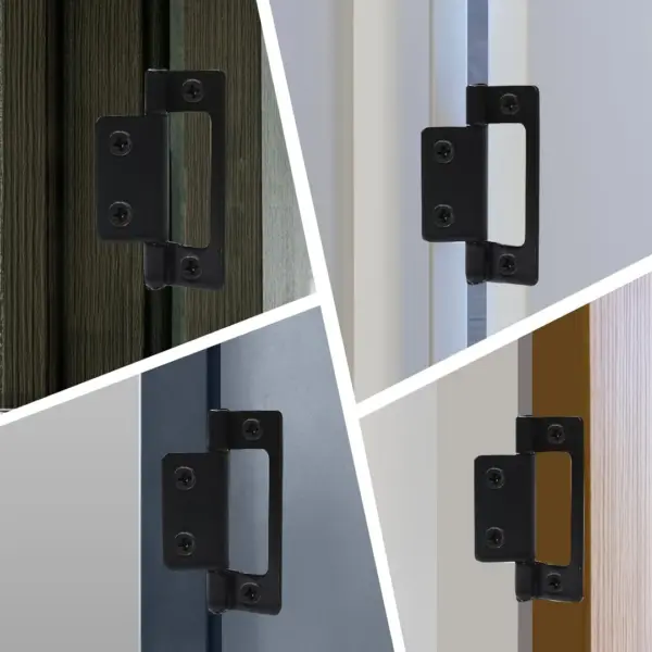 10pcs Non-mortise Hinge Heavy Duty Hinge For Wooden Box Hinge For Furniture,Interior Door Hinges With Mounting Screws