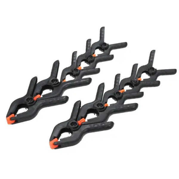 10pcs Craft Tools Black Plastic Nylon Spring Clamps Multi-Purpose Quick Grips Multifunctional Clips Home Decoration