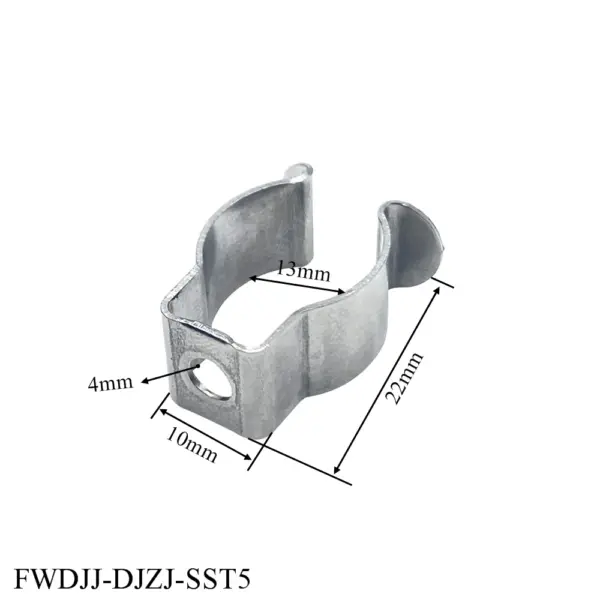 Manufacture Stainless Steel Fluorescent Lamp Accessories T5 Bracket Fixed Hold Lamp Metal Clip Spring Clip Buckle