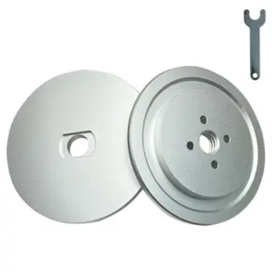 Aluminum Insertable Self-Clamping Safety Flange for Airway Buffing and Polishing Wheels with 5/8" Arbor Hole, Fits Airway Buffs