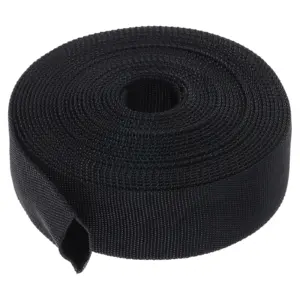 20-200mm Dia 1/7.5m Length Nylon Protective Hose Sleeve Cable Cover Sheath Protection for Welding Tig Torch Hydraulic Hose Black