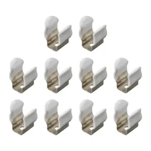 10pcs 10/12/16/19/25/28mm Spring Terry Clips Clamp Pipes Base Tool Clips Heavy Duty Pipes Clamp Holders Tube Fixing Clips