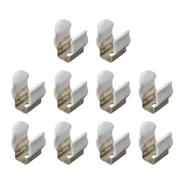 10pcs 10/12/16/19/25/28mm Spring Terry Clips Clamp Pipes Base Tool Clips Heavy Duty Pipes Clamp Holders Tube Fixing Clips