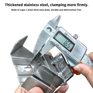Swing Jaw Multipurpose Corner Clamp 90 Degree Stainless Steel Woodworking Tool Single Handle Open Right Angle Clamp Splicing